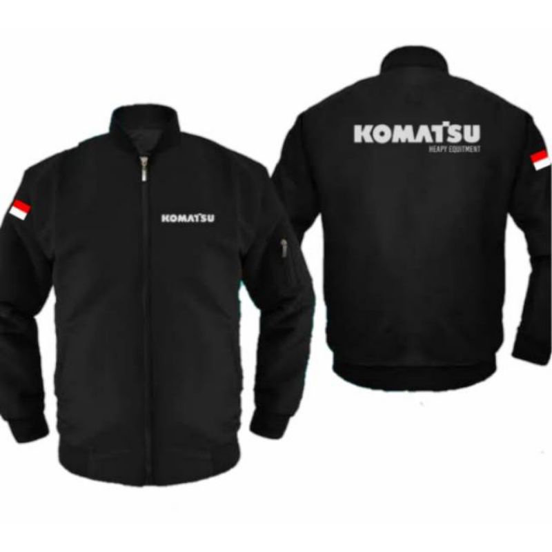 JAKET BOMBER KOMATSU