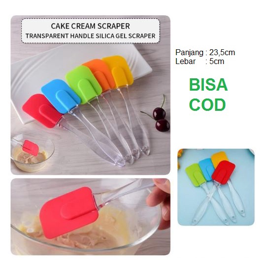 Spatula Silikon Besar Alat Masak Tahan Panas Anti Lengket
