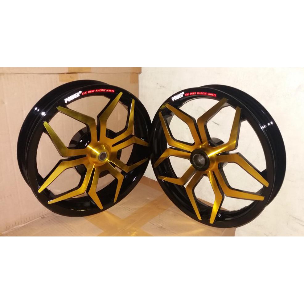 Terlaris Velg Power Fino - Mio J - Soul Gt 110 - Mio Sporty - X Ride - Mio M3 - Xeon - Fino 125 -