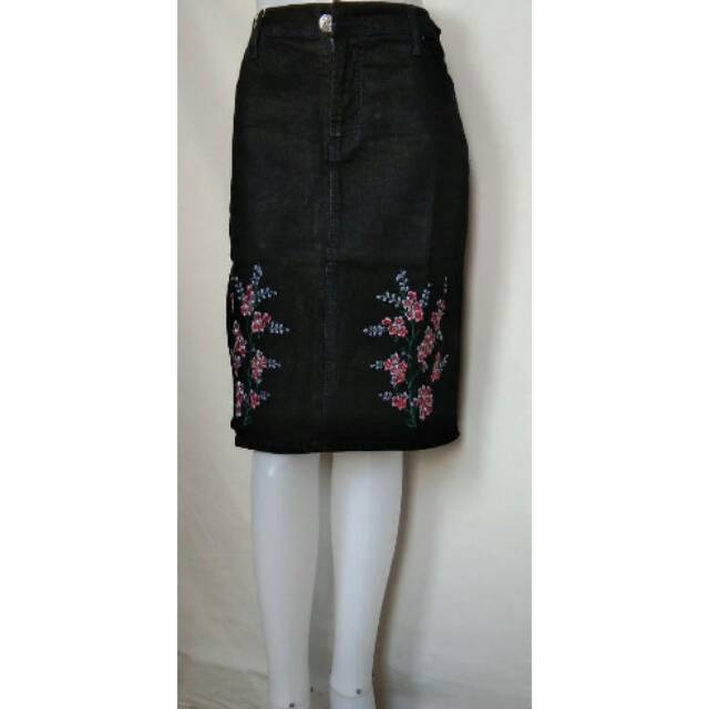 Rok jeans bordir