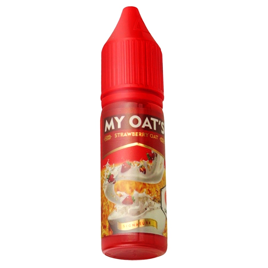 MY OATS Strawberry Salt Nic E-Liquid 15ML  12MG   [ vape / vapor / rokok elektrik]