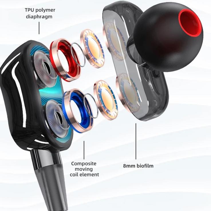 Booming Thinkplus Lenovo HE05 Pro Sport Bluetooth Earphone Wireless Headset Handsfree