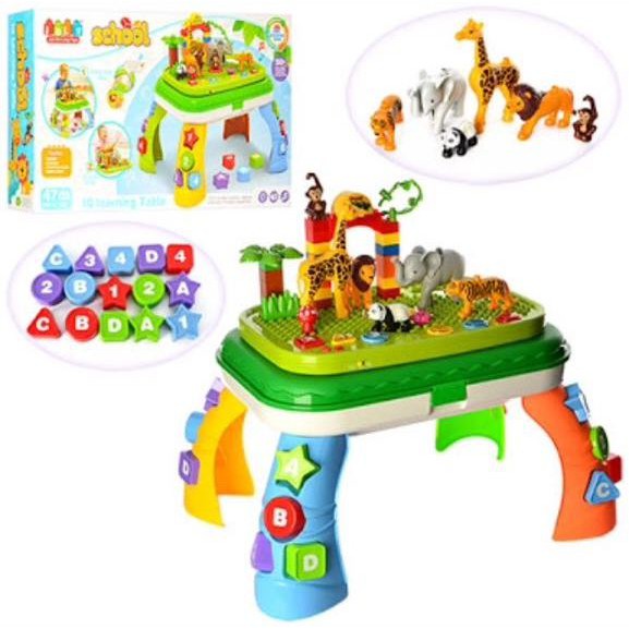 MAINAN EDUKASI/EDUKATIF ANAK BLOCK JDLT 5322 IQ LEARNING TABLE SCHOOL