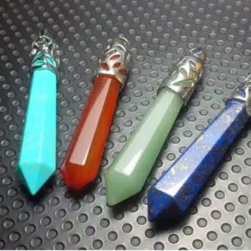 Liontin Batu Pendant Pendulum Batu Natural Free Kalung