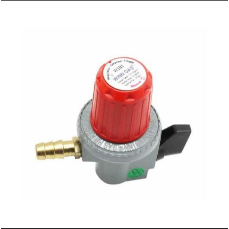 REGULATOR KOMPOR HIGH PRESSURE WINN GAS TEKANAN TINGGI W 181 NM ORI SNI