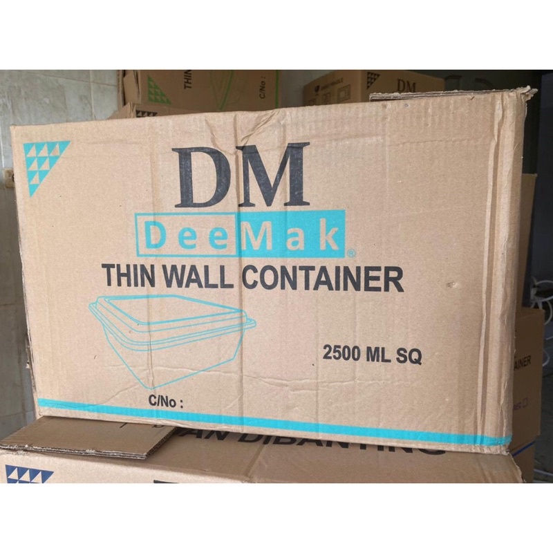 Container box Dm 2500ml /thinwall /kotak plastik