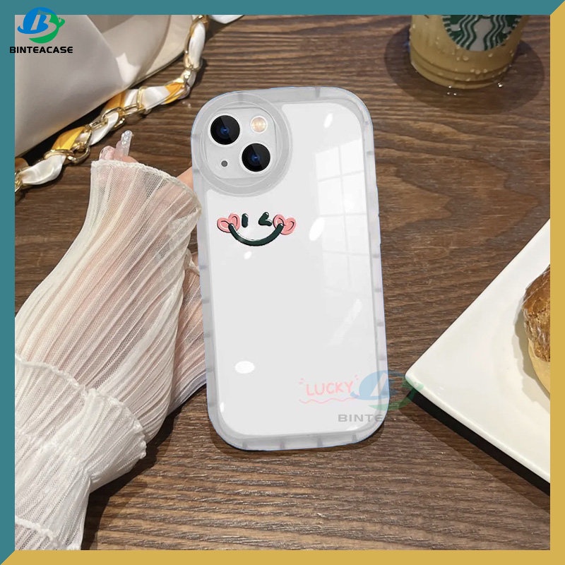 Casing TPU OPPO A57 2022 A15 A16 A16K A54 A53 A12 A5S A7 A3S A31 A52 A83 A92 A37 F9 A1K F1S Motif Smiley