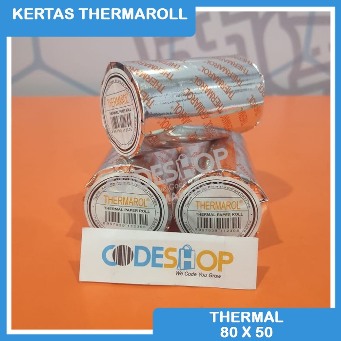 Kertas Termal Struk Kasir ( Thermal Paper 80 x 80 )