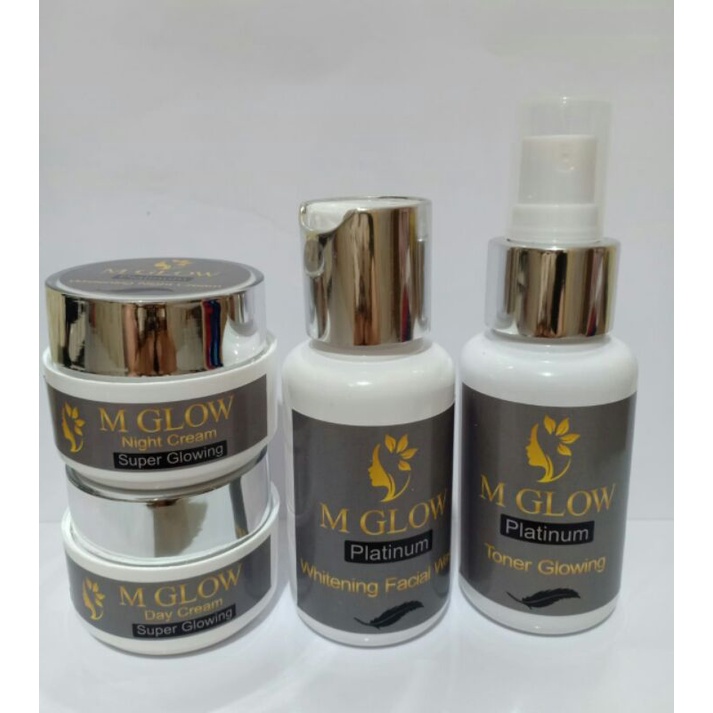 M GLOW SKINCARE SUPER GLOWING. PEMUTIH WAJAH