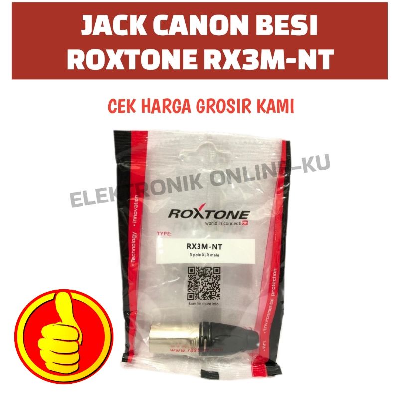 JACK CANON BESI ROXTONE RX3M-NT