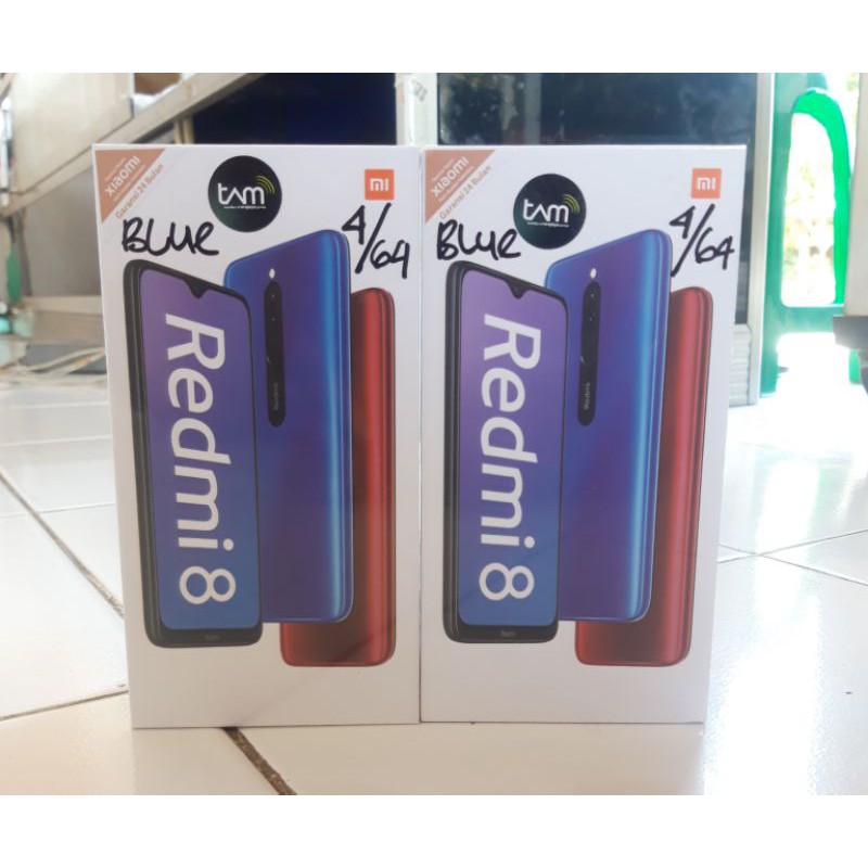 REDMI 8 RAM 4/64GB NEW/BARU GARANSI RESMI TERLARIS