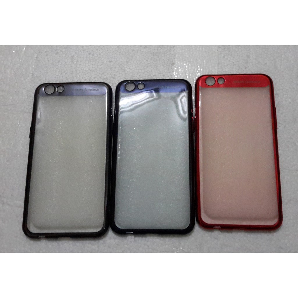 Softcase Shining List Chrome Premium Xiaomi Redmi Note 5A (No Finger Print) &amp; Oppo F3+ Plus