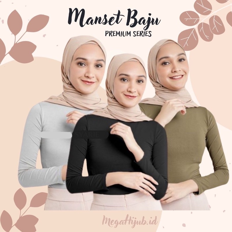 Menset baju / dalaman baju / Manset baju / Manset murah / kaos polos lengan panjang