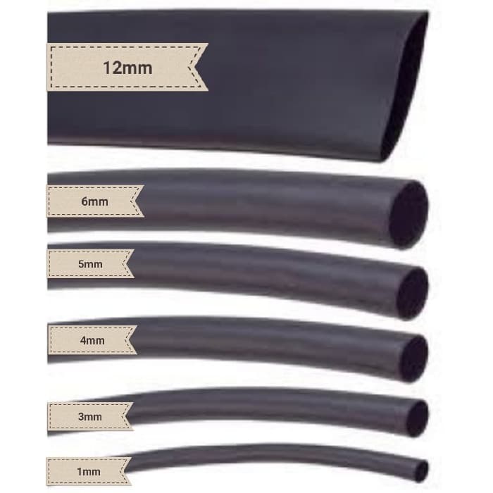 Heatshrink 16mm/Selongsong Bakar Kabel/Pelindung Kabel Bakar (Ecer) ~El~Xt1~