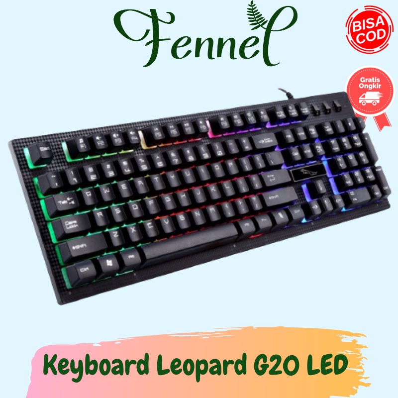 Keyboard Gaming LED Leopard G20