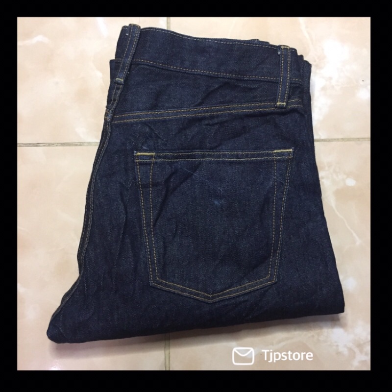 Celana Jeans Denim Second Bekas Branded Pl UNIQLO Size 31 Bahan Tebal