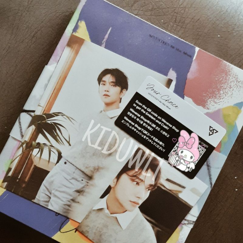 [Read Desc] Seventeen Your Choice Album Only Beside Ver. [ S.Coups, Hoshi, Woozi Photobook ]