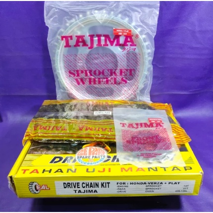 Paket rantai Verza  Gir Gear set Verza dan Rantai