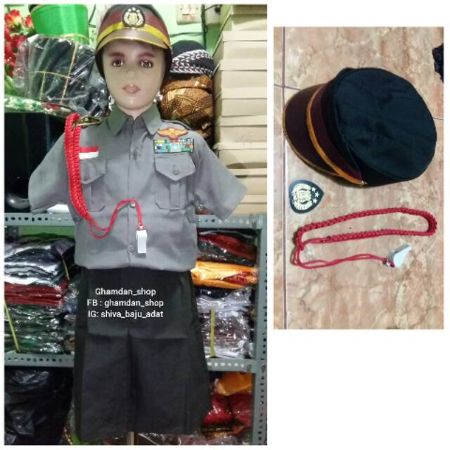 Baju polwan anak murah /baju profesi polwan anak