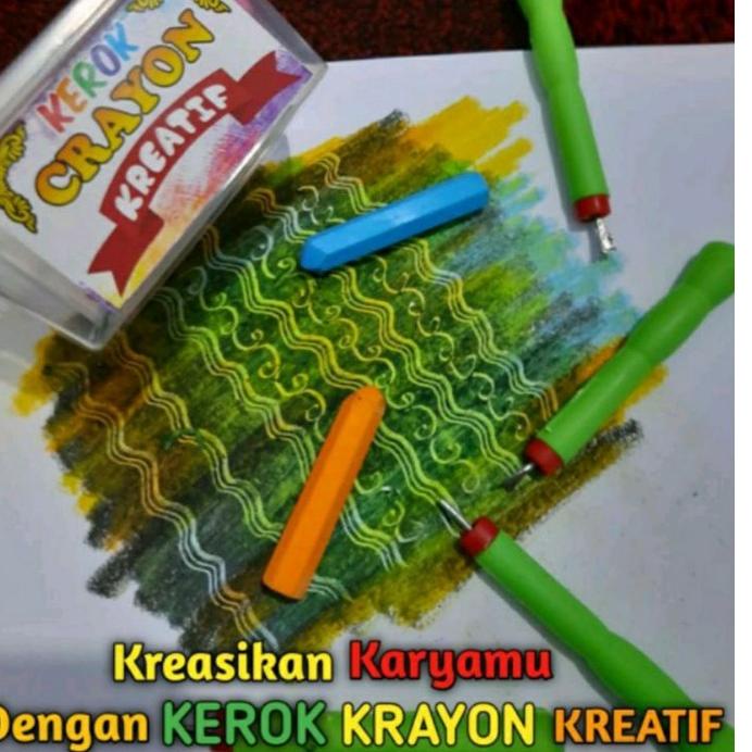 

Bagus Dipakai.. Alat Gores Kerok Crayon Kreatif 1 set isi 4