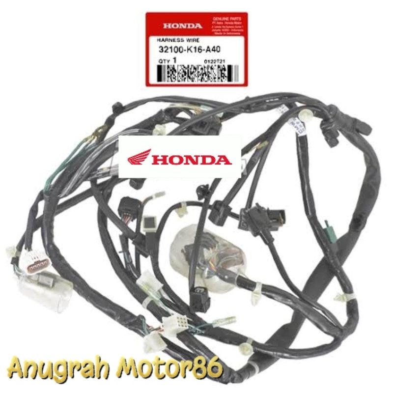 32100-K16-A40 Kabel Body Utama Scoopy eSP K16 2015 2016 Ring 14