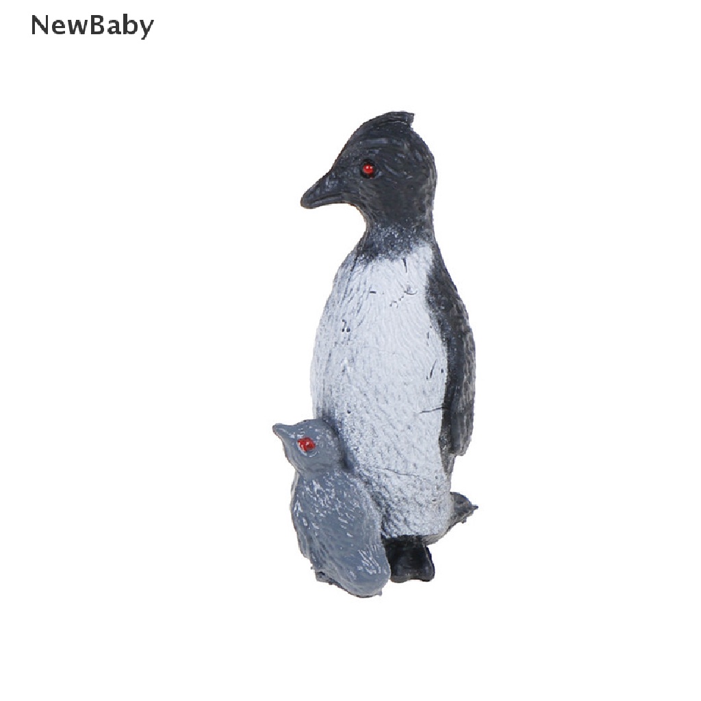 8pcs / set Mainan Figure Model Penguin Kecil Bahan Plastik