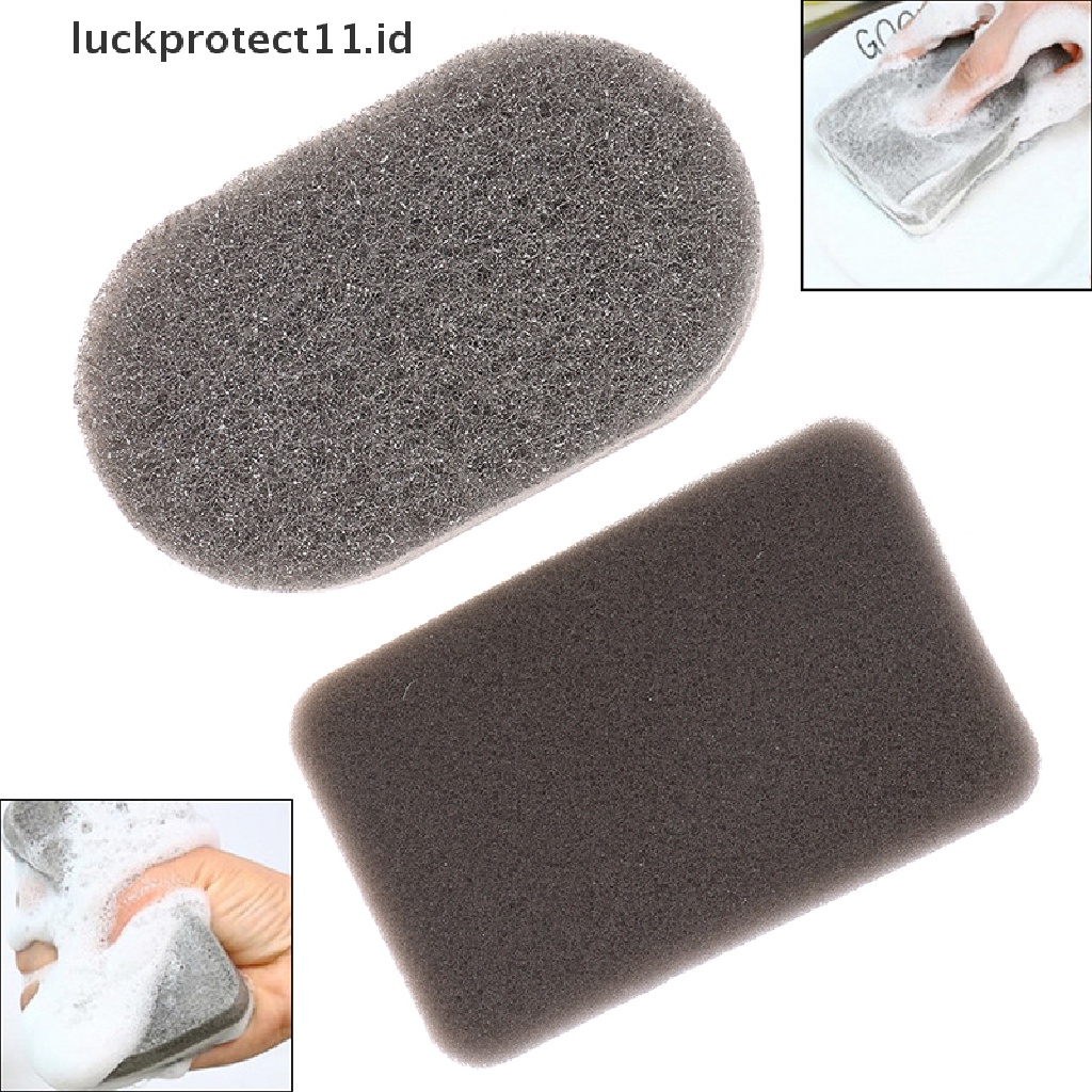 //HG&amp;ID// 1pcs Sponge Scouring Pad Kitchen Household Home Cleaning Pad Dishwashing Sponge .