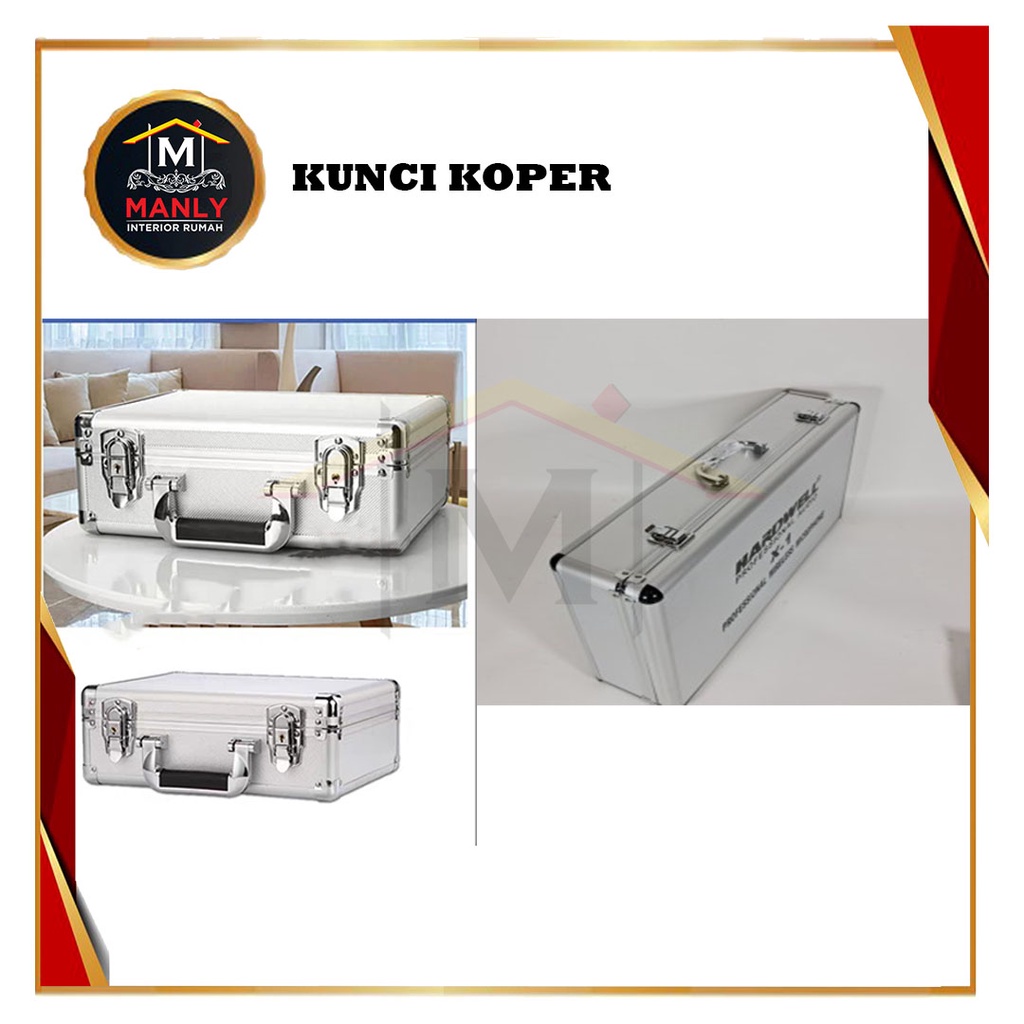 Kunci Koper Lock / Kunci Pengait box 6123 + Lock &amp; 6184 / kuncian koper / gembok tas murah