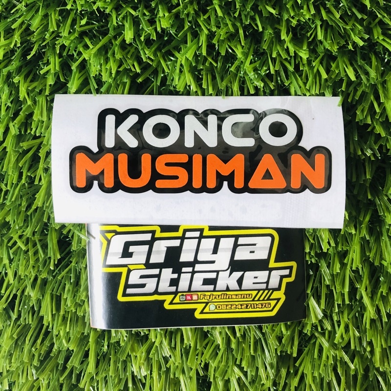 Sticker cutting - Stiker KONCO MUSIMAN ngab viral