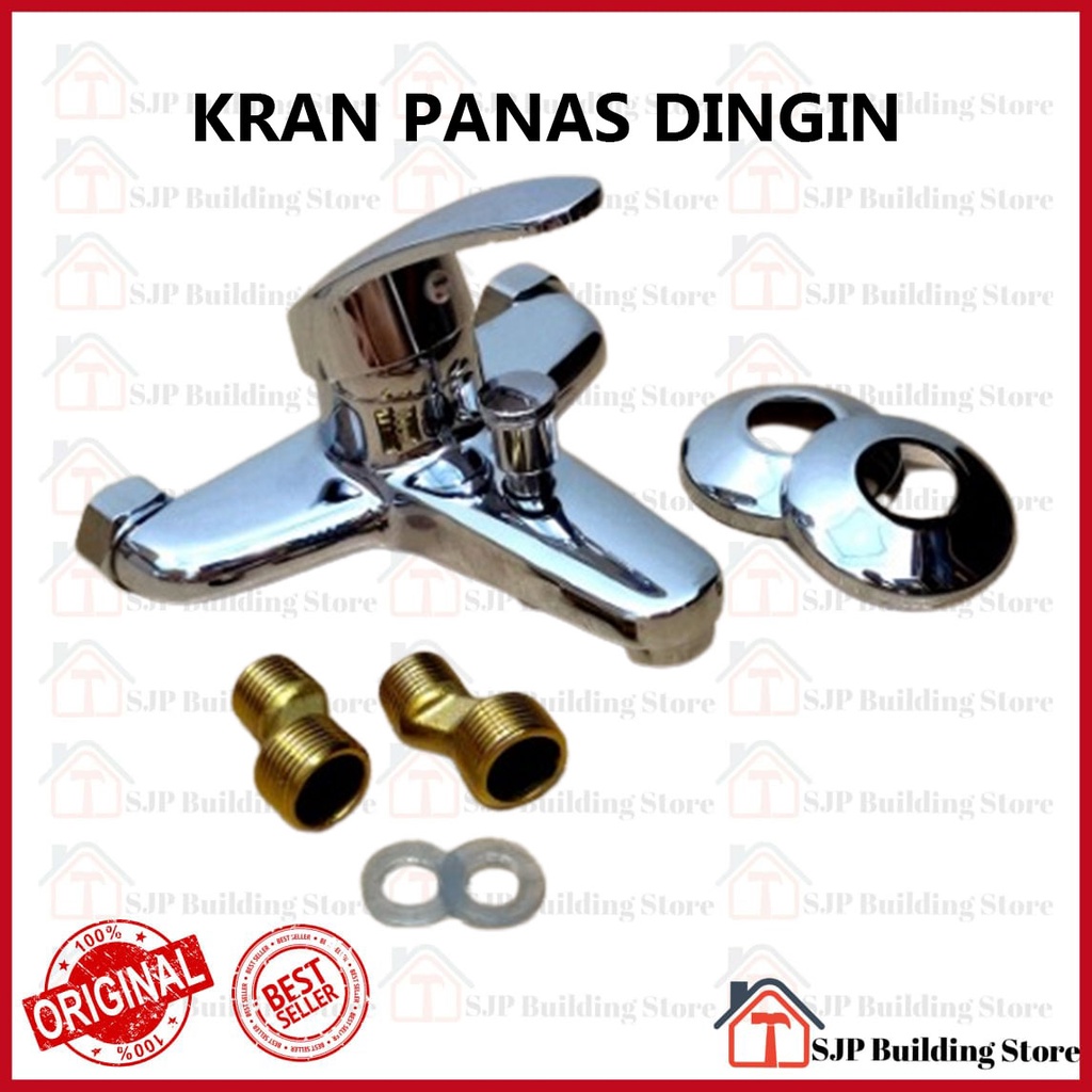 KRAN SHOWER PANAS DINGIN / KERAN KAMAR MANDI TOILET AIR PANAS DINGIN KERAN 2 CABANG / KERAN BATHUB