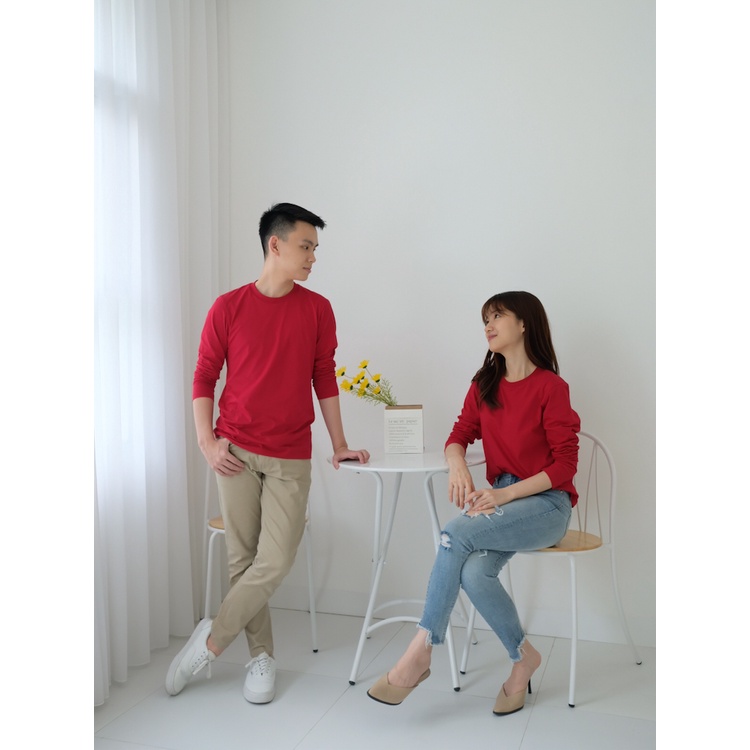 Kadaka U-0104 Kaos Long Sleeve Basic T-Shirt