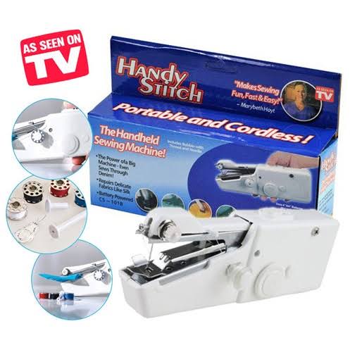 COD ✅ Handy Stitch Mesin Jahit Genggam Tangan mini Electrik HandyStitch Portable Sewing Hand