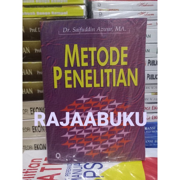 metode penelitian Dr.saifuddin Azwar