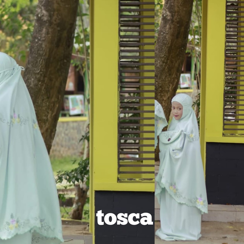 MUKENA ANAK ALESYAH CANTIK LEMBUT/BAHAN BERKUALITAS DAN BISA BAYAR DITEMPAT/COD