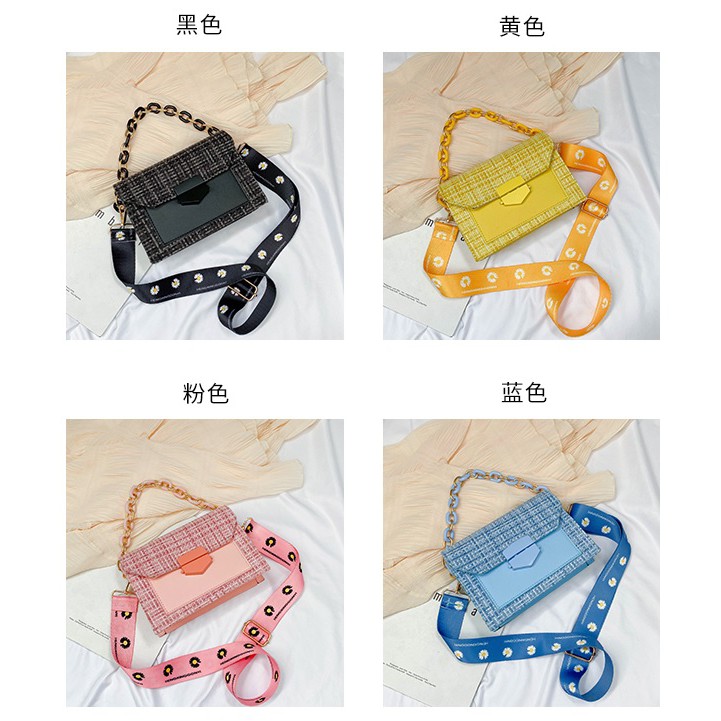 BJ42832 - BLACK/BLUE/KHAKI/PINK - TAS SLEMPANG KECIL CLUTCH TAS WANITA FASHION IMPORT MODIS ELEGAN TERMURAH TERLARIS TERBARU BAGSTORE JAKARTA TAS BATAM LT1382 GT1764 ELJ5708 BQ2832