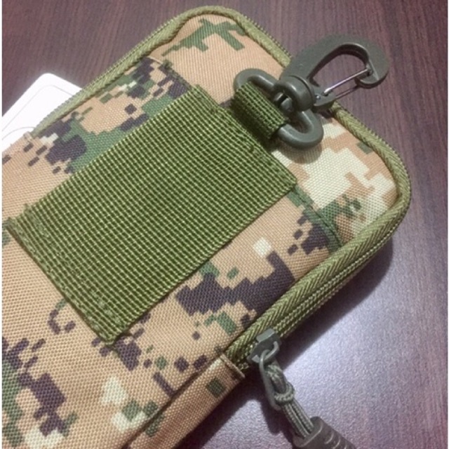 tas hp pria wanita motif loreng army model berdiri 20X12 #tas #tashp #dompethp #taskecil