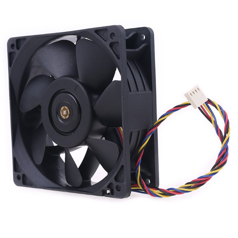 VIVI   For QFR1212GHE QFR1212GHE-PWM 4Pin 12V 2.7A 12038 Server cooling fan 120*120*38mm for Bitcoin Miner