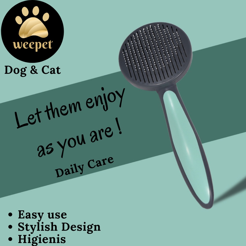 V8 PREMIUM PET BRUSH NEEDLE COMB / SISIR BULU ANJING KUCING HEWAN