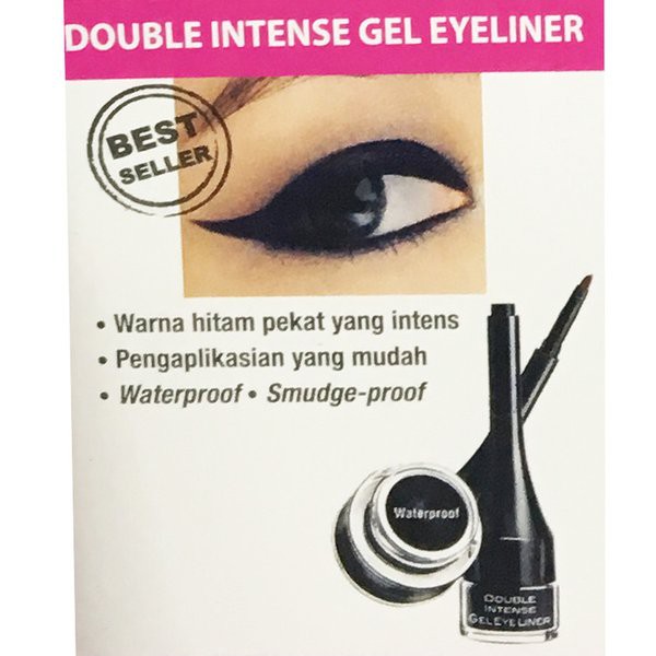 SILKYGIRL Double Intense Gel Eyeliner Waterproof 01 Pure Black