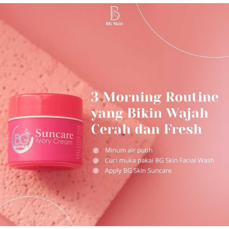BG SKINCARE - SUNCARE IVORY - BG SKIN ORIGINAL 100% - BG SKIN