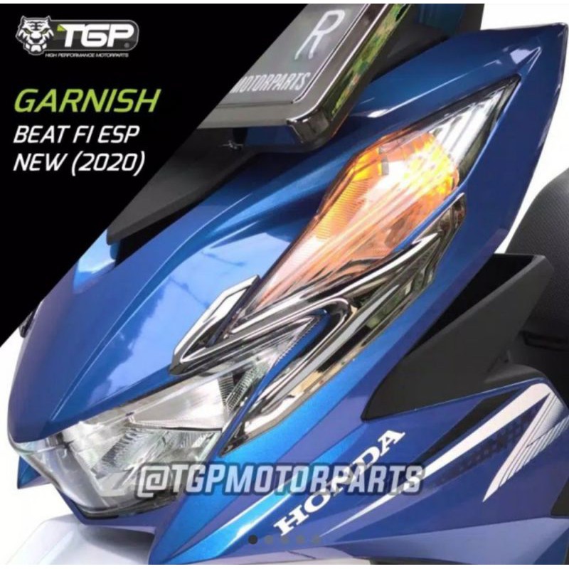 TGP Garnish Lampu Depan Honda Beat New Deluxe 2020 2021- Bahan Berkualitas