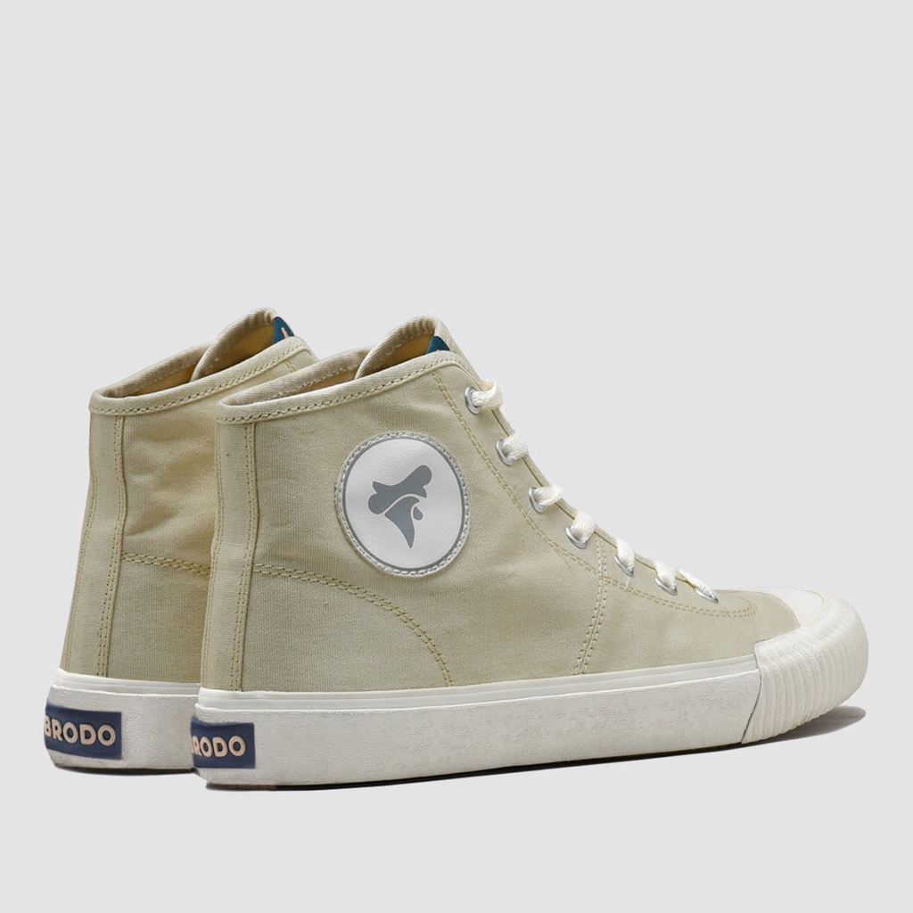 Sepatu Brodo Vulcan Hi Series [Black White/Olive/Navy/White Gum]-5