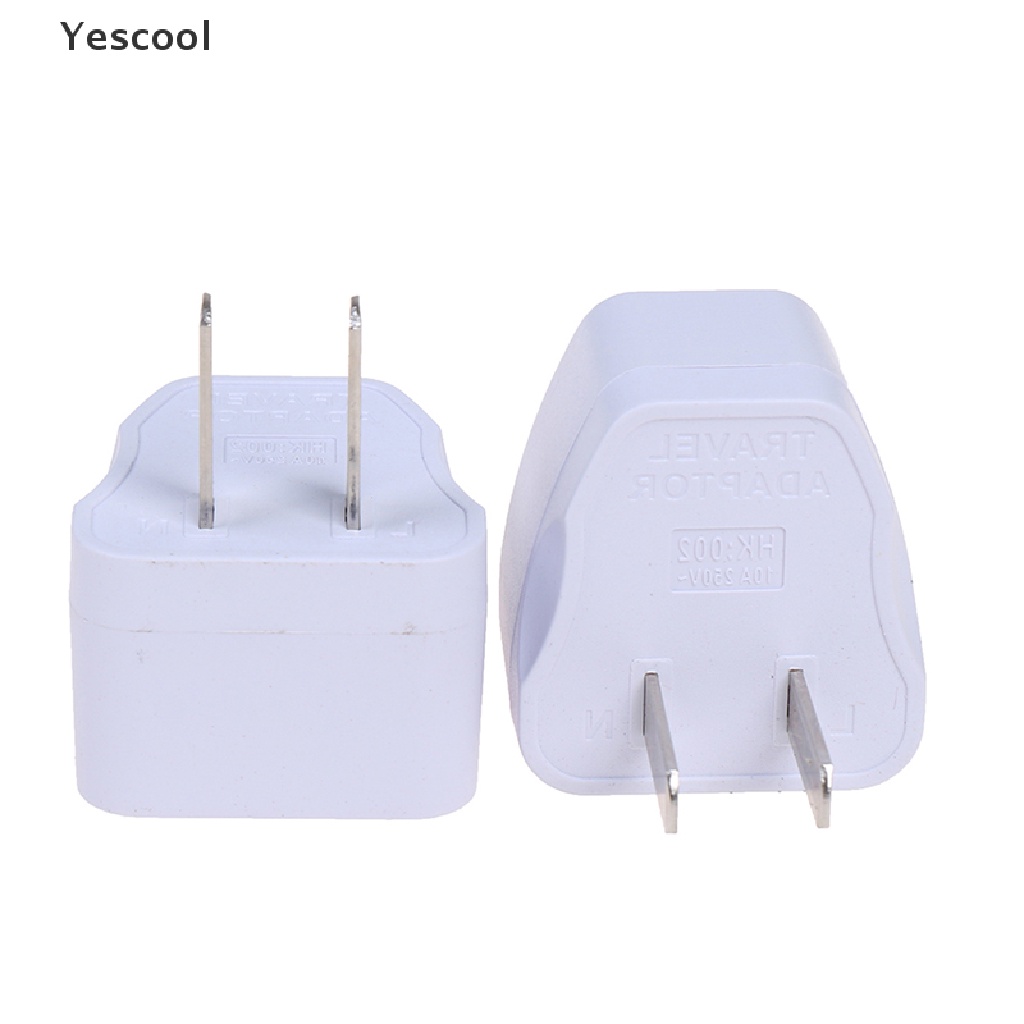 Yescool Adapter Konverter Outlet Power Plug Euukau Ke US USA AC Universal Untuk Travel