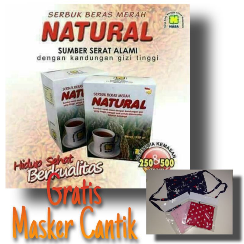 

GRATIS MASKER CANTIK ✓ NATURAL (Serbuk Beras Merah)