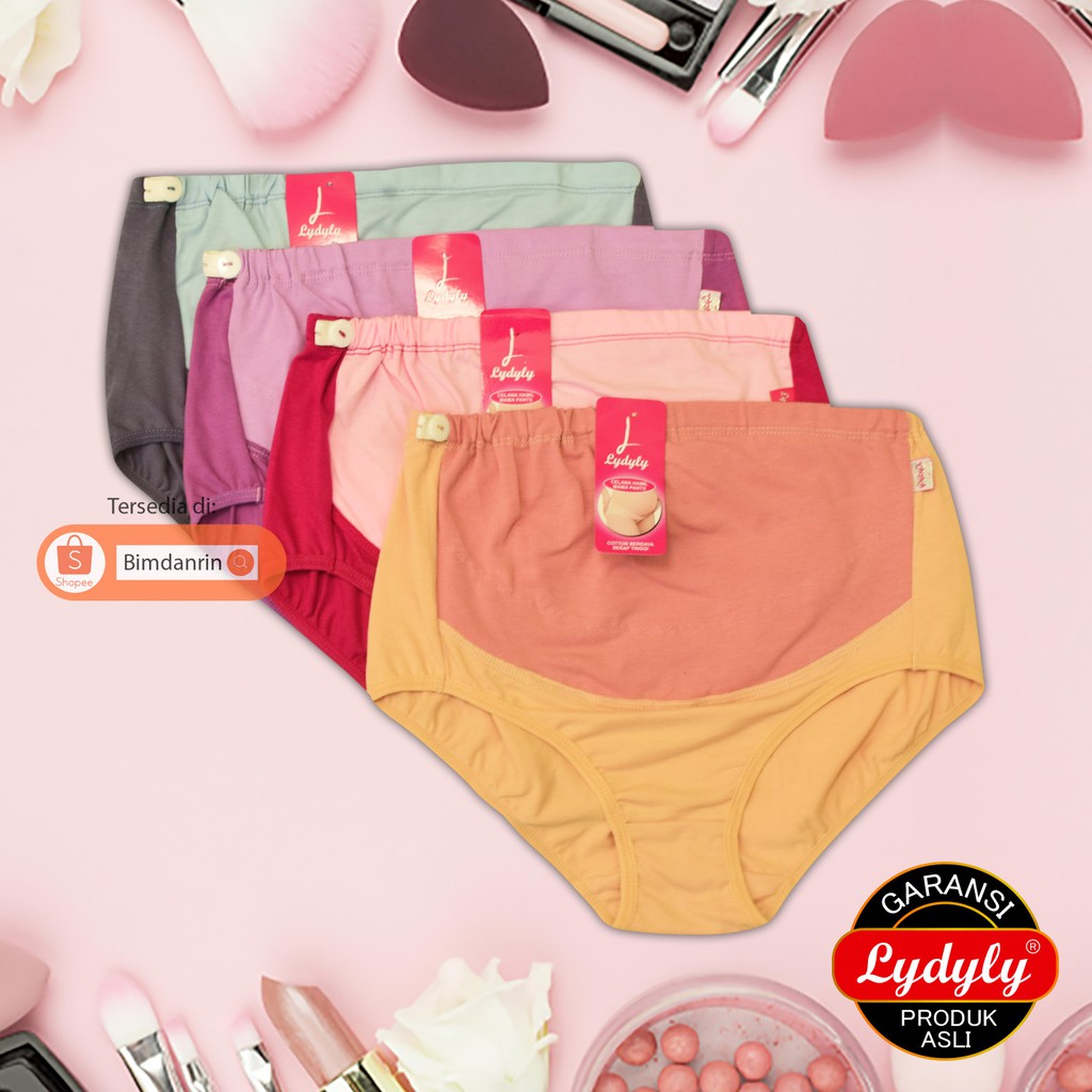 Celana Hamil Penutup Perut Maternity Briefs Jumbo ada Kancing pengatur Produk Original