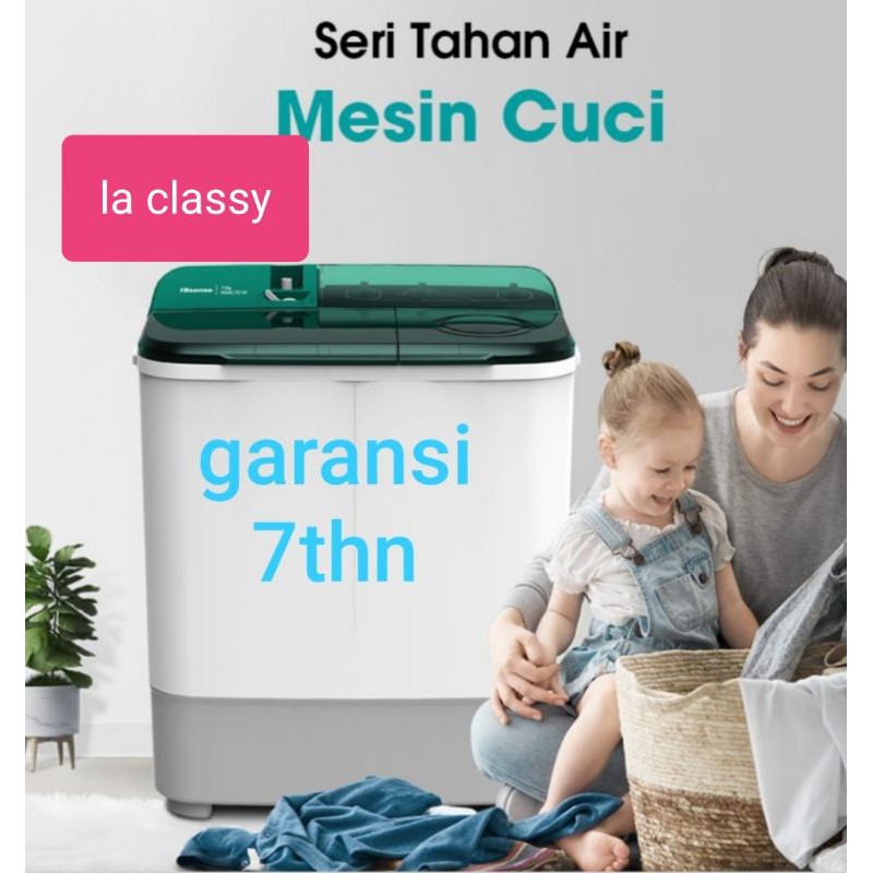 Mesin cuci Hisense WSAC 901 2tabung 9kg