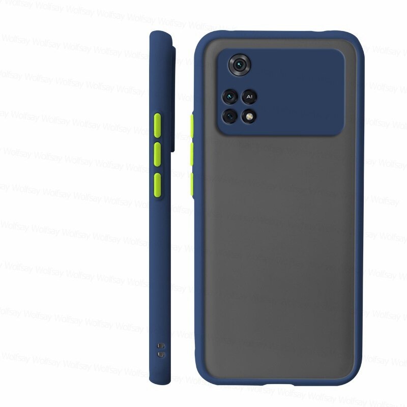 Soft Case Poco M4 Pro My Choice Aero Color Button Matte Frame Camera