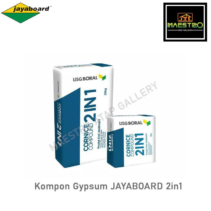 Gypsum Board Kompon Gypsum Jaya Board 2 in 1