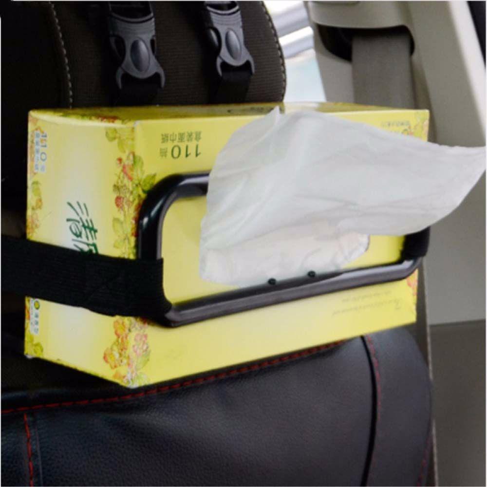 Lanfy Tempat Tisu Mobil Kursi Punggung Kreatif Styling Mobil Serbet Bracket Plastik Umum Aksesoris Mobil Tissue Box Bracket