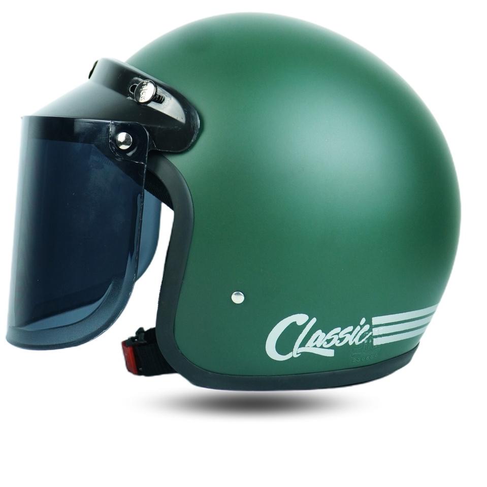 Helm Bogo Classic  Helm Wanita Dewasa Warna Terkini Retro SNI –PAT.20Au22ᶠ